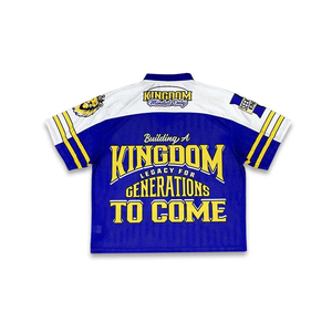 Custom Made Luxury Streetwear Oversized V Neck Soccer Cropped Boxy Cropped T <b>Shirt</b> Mesh Football Jersey For <b>Men</b> - Product Image 2