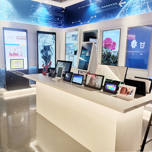 Aiyos 21.5 inch <span class=keywords><strong>Android</strong></span> 15 TV di động trên bánh xe di động thông minh TV với pin sạc điều khiển bằng giọng nói TV 12 Volt thông minh - Product Image 6