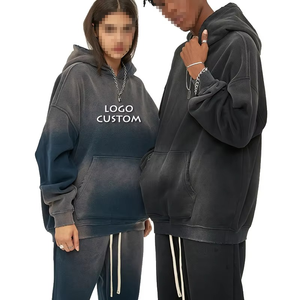 Nuevas sudaderas con capucha de color para mujer de 360gsm, sudaderas con capucha holgadas informales de moda para mujer - Product Image 2