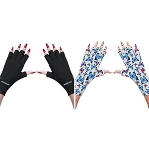 Gants de boxe en gel à enfiler avec logo personnalisé Quick Easy Fitness Gants de boxe sans azo avec motif imprimé pour MMA Kickboxing - Product Image 3