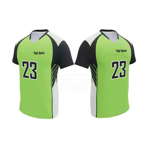 Custom Design & Logo Unisex <b>Volleyball</b> Jersey 100% Polyester Breathable Quick Dry OEM Service for Wholesale - Product Image 4