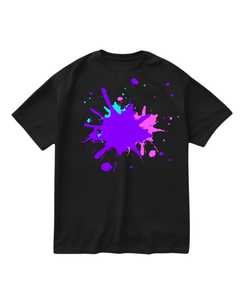 เสื้อยืดคอกลมแขนสั้นคอกลมผ้าคอตตอนสำหรับ100% เสื้อยืดคอกลมน้ำหนักเบาสีดำล้วน - Product Image 1