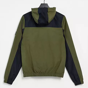 Chaqueta Cortavientos con Capucha para Adultos, de Nailon/Poliéster, Talla Grande, Impermeable, Transpirable, Conjunto Informal de Invierno, Cómodo, Cintura Alta - Product Image 6