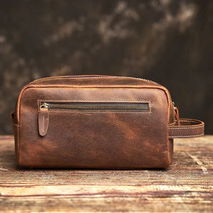 Custom logo Makeup Bag PU Leather Toiletry Bag Make up Bags Cosmetic Pouch with Zipper - Product Image 1