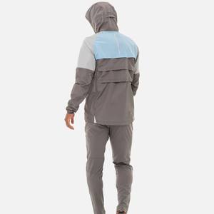 2025 Latest Design <b>Light</b> Weight Full Zipper Custom 100% Nylon Gym Contrast Colors Men Windbreaker Tracksuits OEM Service Custom - Product Image 6