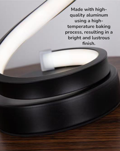 Lampada da Tavolo a Spirale <span class=keywords><strong>LED</strong></span> Moderna con 3 Colori Dimmerabili, Design Minimalista, Illuminazione Creativa e Elegante per Camera da Letto - Product Image 6