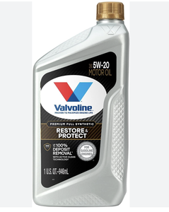 VAL RESTAURAR & PROTECT FULL SYN SAE 5W-20 6 PACK 1 QUART 904540 - Product Image 1