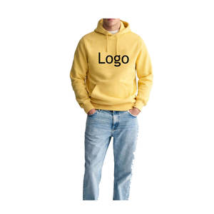 Winter Custom Logo Oversized Plain Cotton Hoodies Men Pullover Unisex All Size Hoodies Men Men's Hoodies Basics Cotton <b>Blended</b> - Product Image 5