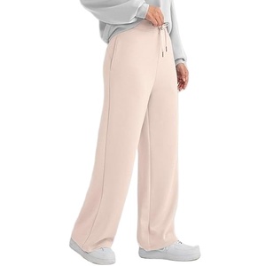 Pantalones acampanados de mujer con logotipo personalizado, pantalones acampanados de cintura media informales de algodón Original de alta calidad de gran tamaño, Nurak 2025 - Product Image 2
