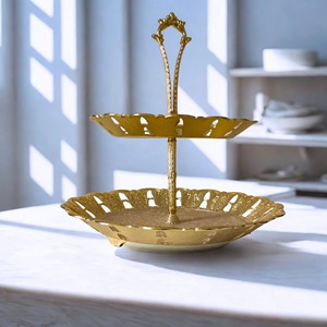 Wood and Resin Cake Stand Elegant Decorative <b>Dessert</b> Stand for Wedding Birthday Party and Modern Home Kitchen Use From India - Product Image 6