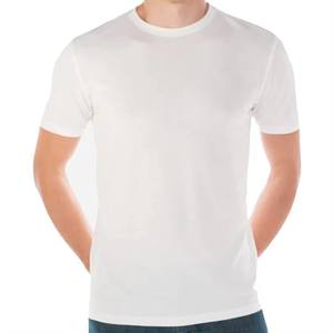 T-shirt pour homme en bambou de haute qualité personnalisé, col rond, 95% bambou, 5% élasthanne, super doux, manches courtes, t-shirt en bambou pour homme - Product Image 3