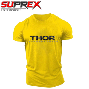 เสื้อยืดผู้ชายแขนสั้นผ้าฝ้ายแห้งเร็วทรงลำลองสำหรับออกกำลังกายและกิจกรรมกลางแจ้ง รุ่นปี 2026  รับสั่งทำได้ - Product Image 2