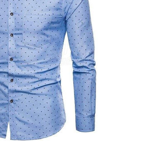 Chemises décontractées pour hommes durables, de haute qualité, à séchage rapide, légères, confortables, 100% coton, respirantes, écologiques, manches longues, été - Product Image 5