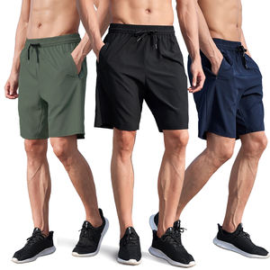Pantalones Cortos Deportivos para Hombre de Primera Calidad al por Mayor, Pantalones Cortos Deportivos con Bolsillo, Pantalones Cortos Deportivos de Poliéster y Algodón para Correr, Hacer Ejercicio, Casuales - Product Image 4