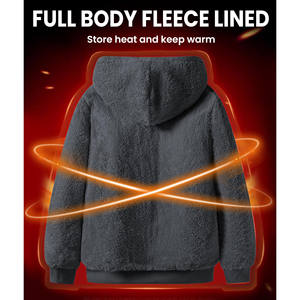 Sweat-shirt personnalisé en molleton 100 % coton pour homme, broderie personnalisée, impression sérigraphique, streetwear écologique d'automne - Product Image 2