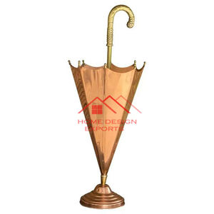 Support de parapluie de vente chaude de conception martelée en métal en laiton pour le support de parapluie d'organisateur de chambre d'hôtel à la maison - Product Image 2