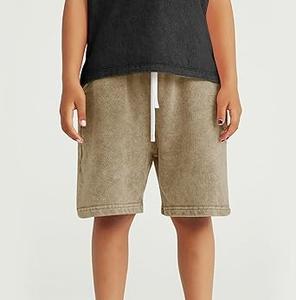 Men's High Quality Acid Washed Shorts Best Design with Customized Logo and Drawstring Closure Wholesale Prices High Quality - Product Image 3