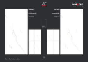 Carreaux de sol et de mur en porcelaine modernes 600x1200, style marbre italien, surface polie pour une décoration intérieure haut de gamme - Product Image 4