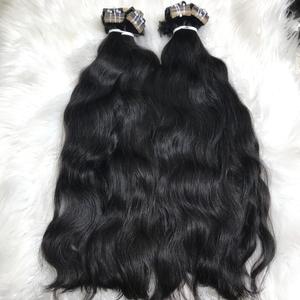 Cinta ondulada natural al por mayor superior en extensiones Hot Double Drawn 100% Human Remy Virgin Tape en extensiones de cabello - Product Image 1