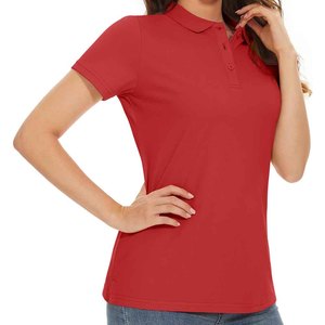 Todos los días se usa fácilmente para mujer de manga corta para Polo Logotipo personalizado Polos de excelente calidad para mujer - Product Image 3