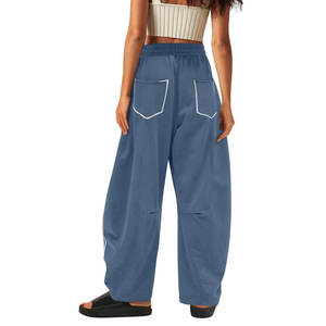 Pantalones de chándal holgados personalizados de alta calidad para fabricantes de mujeres para pantalones de chándal holgados con estampado de logotipo personalizado - Product Image 2