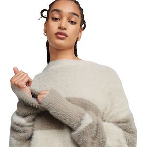 Suéter de Punto para Mujer, Mezcla de Lana Mohair, Personalizado al por Mayor, de Alta Calidad, Nuevo Estilo, Jersey de Manga Larga con Cuello Redondo - Product Image 4