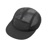 Casquettes Trucker Unisexe Personnalisées 7 Panneaux en Maille Visière Plate Snapback Logo Avant Profil Bas Réglable Extérieur Hiphop Streetwear Vietnam