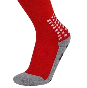 Calcetines de Fútbol Personalizados al por Mayor 100% Algodón, Almohadillas Antideslizantes, Calcetines Deportivos con Agarre, Calcetines Altos hasta la Rodilla para Béisbol, Calcetines Personalizados con Agarre para Hombre - Product Image 6