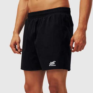 Shorts de course unisexes personnalisés avec logo OEM, cordon de serrage avant, coupe-vent, écologiques, séchage rapide, légers et respirants pour la gym - Product Image 4