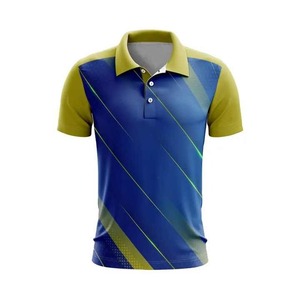Golf de poliéster de alto rendimiento personalizado para hombre para Polo tejido de punto transpirable impresión por sublimación completa estilo informal - Product Image 4