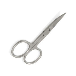 Tijera alemana de acero inoxidable para uñas con borde afilado, hoja curva, acabado de arena, cutícula, belleza, Tijera para el cuidado de las uñas - Product Image 2