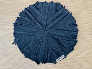 แผ่นรองจานลายหนังวัวแบบเย็บปะติดสำหรับตกแต่งห้องครัวแผ่นรองจานหนังตกแต่งโต๊ะของขวัญแบบชนบทสำหรับเป็นของขวัญให้เขาตกแต่งบ้านไร่ - Product Image 2
