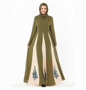 Robe longue légère personnalisée OEM Abaya pour femmes meilleure vente de vêtements de mode islamique de Dubaï Vêtement de plein air grande taille - Product Image 1