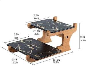 Organizador de Exhibición Moderno Personalizado de Bambú y Madera de Acacia - Product Image 3