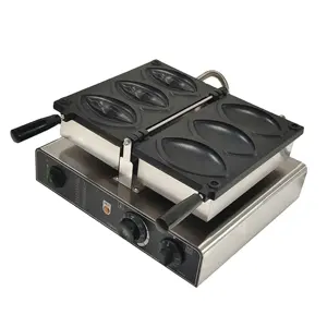 JTS Manufacture Hot selling 2024 Commercial snack food baker 3 pcs women pussy waffle maker vagina waffle machine