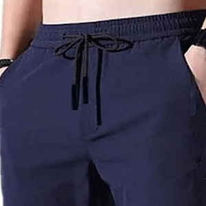 Pantalones de chándal de gimnasio antiarrugas personalizados al por mayor pantalones de chándal de entrenamiento de fitness ligeros teñidos lisos rectos altos ajustados - Product Image 5