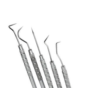 Meilleur instrument de chirurgie dentaire en acier inoxydable Puissance manuelle Parodontal Addler Explorer Perio Probe Explorer - Product Image 5