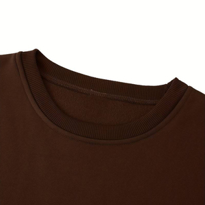 Sudadera de algodón de secado rápido sostenible para mujer con hombros caídos, sudadera informal de manga larga con estampado de letras de calle alta para mujer - Product Image 5