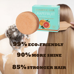 Grapefruit Energy Boost Solid <b>Shampoo</b> Bar Natural Hair Care Sulfate Free Vegan Eco Friendly Private Label Wholesale - Product Image 2