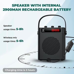 ลำโพงคาราโอเกะดิจิตอลสำหรับงานปาร์ตี้ที่บ้าน พร้อมเครื่องขยายเสียง Class D และซับวูฟเฟอร์ - Product Image 5