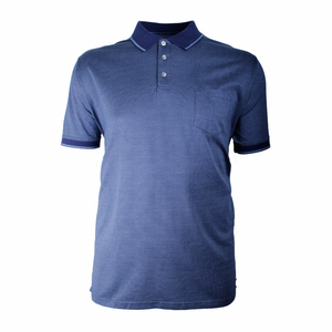 Polo de hombre de poliéster 100% con logotipo personalizado, camisetas tácticas de manga corta de rendimiento de secado rápido, camiseta de golf de piqué - Product Image 4