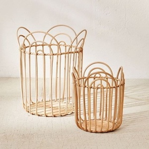 Customizable <b>Rattan</b> Cane <b>Laundry</b> Storage <b>Baskets</b> Eco Friendly Natural Home Decor Premium Quality <b>Basket</b> - Product Image 5