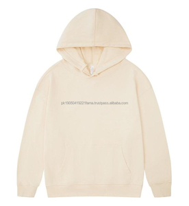 Custom Men's Heavyweight Cotton Boxy Fit Pullover Oversize Hooded Sweatshirts Drop Shoulder Streetwear Hoodies - Product Image 1