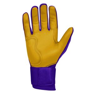 Gants de frappe de baseball Pro Impact-Control avec paume en cuir de cabretta respirant et doux, revêtement antidérapant haute adhérence - Product Image 2