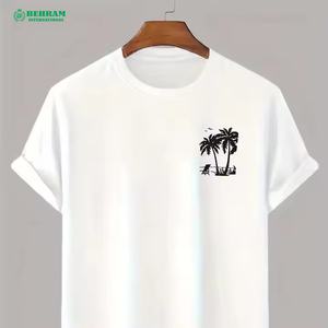 เสื้อยืดโอเวอร์ไซส์หนัก 240 กรัม สกรีนโลโก้ได้ คอกลม คอริบหนา คุณภาพสูง ผ้าฝ้าย 100% เป็นมิตรกับสิ่งแวดล้อม แห้งเร็ว สำหรับผู้ชาย - Product Image 3