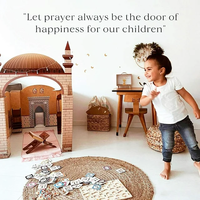 Masjid en carton personnalisé recyclable pour enfants maison de jeu mosquée en carton papier carton personnalisé décoration de la maison Europe nautique
