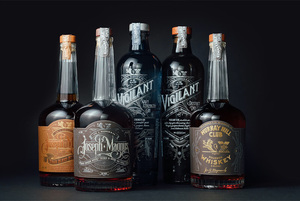 Qualité supérieure 700ml 750ml 1L 1.75L 375ml rhum whisky vodka décoré bouteille en verre compte-gouttes personnalisé imprimé boissons décors - Product Image 5