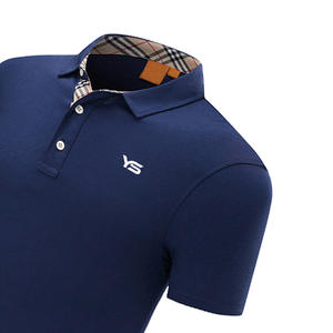 เสื้อโปโลผ้าฝ้ายสำหรับผู้ชายเสื้อโปโลผ้าคอตตอนสำหรับผู้ชายพิมพ์โลโก้ได้ตามต้องการ - Product Image 3