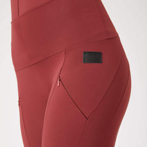 Pantalones ecuestres personalizados transpirables de primera calidad, pantalones de asiento completo de silicona estampados para mujer, mallas para montar a caballo - Product Image 6