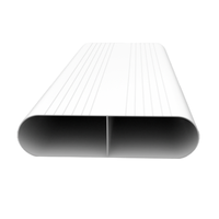 Système de distribution d'air sous plancher en PVC ABS, conduit plat pour la ventilation d'air frais